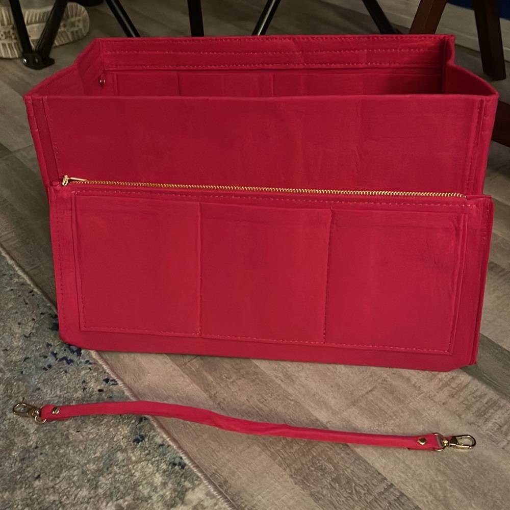 Pink Bag Insert/ organizer for Louis Vuitton Neverful Bags
